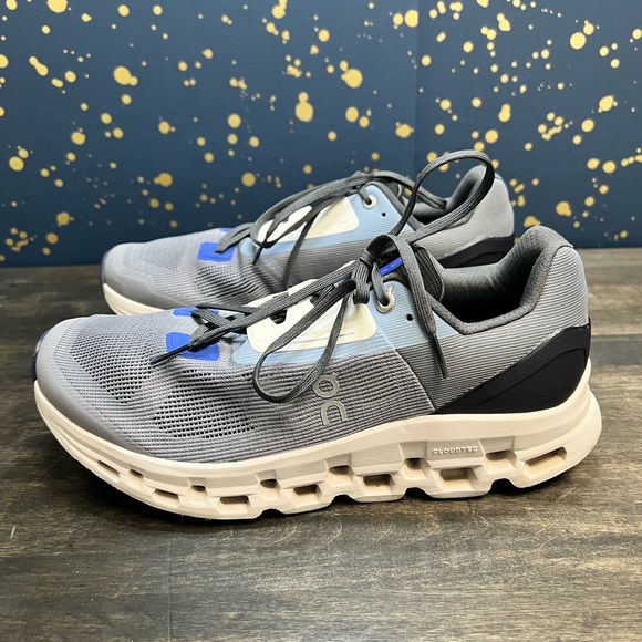 On Running Other - On Running On Cloud Stratus Road Running Shoes in Fossil Midnight Men’s 9.5